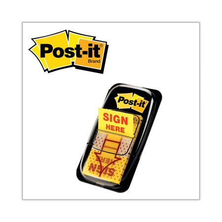 POST-IT Flag, 50Fl/Dsp, Bx, Yellow, PK12 680-SH12